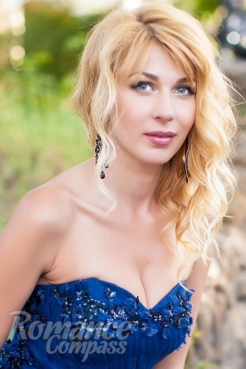 Ukrainian mail order bride Anastasia from Odessa with light brown hair and brown eye color - image 1