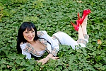 Ukrainian mail order bride Tatyana from Odessa with black hair and green eye color - image 3