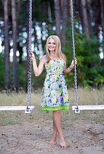 Ukrainian mail order bride Yana from Kharkov with blonde hair and blue eye color - image 3