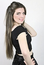Ukrainian mail order bride Anastasia from Minsk with light brown hair and green eye color - image 3