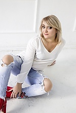 Ukrainian mail order bride Natalia from Gorlovka with white grey hair and blue eye color - image 11