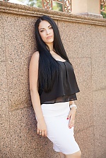 Ukrainian mail order bride Viktoria from Kiev with black hair and green eye color - image 11