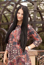 Ukrainian mail order bride Viktoria from Kiev with black hair and green eye color - image 8