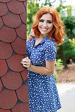 Ukrainian mail order bride Alena from Kharkov with red hair and brown eye color - image 2