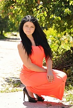 Ukrainian mail order bride Elena from Kharkov with black hair and green eye color - image 2