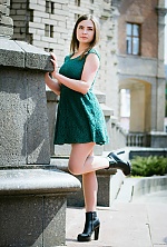 Ukrainian mail order bride Julia from Luhansk with brunette hair and green eye color - image 8
