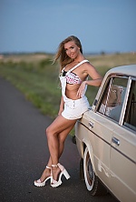 Ukrainian mail order bride Vera from Nikolaev with blonde hair and blue eye color - image 2