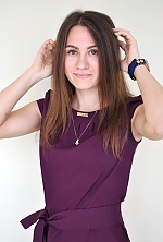 Ukrainian mail order bride Anastasia from Kiev with light brown hair and brown eye color - image 3