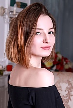 Ukrainian mail order bride Alina from Dnipro with light brown hair and green eye color - image 2