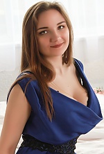 Ukrainian mail order bride Alena from Poltava with light brown hair and blue eye color - image 3