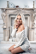 Ukrainian mail order bride Anastasia from Kiev with blonde hair and blue eye color - image 23
