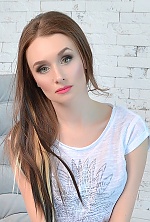 Ukrainian mail order bride Anna from Odessa with light brown hair and green eye color - image 2