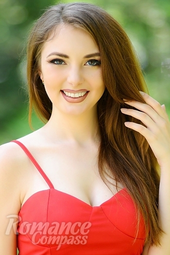 Ukrainian mail order bride Yana from Odessa with light brown hair and brown eye color - image 1