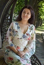 Ukrainian mail order bride Anastasia from Kiev with brunette hair and brown eye color - image 2