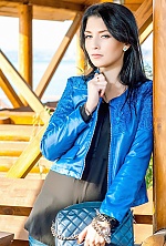Ukrainian mail order bride Svetlana from Dnipro with black hair and blue eye color - image 3