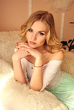 Ukrainian mail order bride Polina from Lugansk with blonde hair and blue eye color - image 8