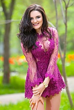 Ukrainian mail order bride Juliya from Odessa with black hair and green eye color - image 2