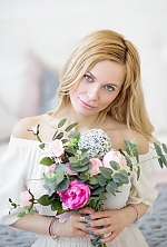 Ukrainian mail order bride Veronika from Kiev with blonde hair and blue eye color - image 5