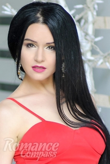 Ukrainian mail order bride Oksana from Odessa with black hair and brown eye color - image 1