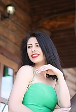 Ukrainian mail order bride Ekaterina from Alchevsk with black hair and green eye color - image 8