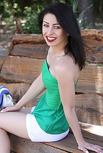 Ukrainian mail order bride Ekaterina from Alchevsk with black hair and green eye color - image 4