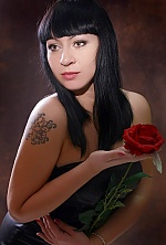 Ukrainian mail order bride Juliya from Kyiv with black hair and green eye color - image 9