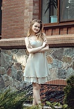 Ukrainian mail order bride Alla from Poltava with blonde hair and green eye color - image 2
