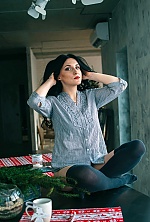 Ukrainian mail order bride Lilit from Mykolaiv with black hair and blue eye color - image 9