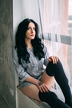 Ukrainian mail order bride Lilit from Mykolaiv with black hair and blue eye color - image 11