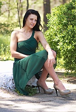 Ukrainian mail order bride Larisa from Odessa with black hair and green eye color - image 8