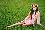 Ukrainian mail order bride Larisa from Odessa with black hair and green eye color - image 6