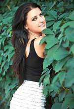 Ukrainian mail order bride Larisa from Odessa with black hair and green eye color - image 4