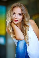 Ukrainian mail order bride Marina from Dnipro with light brown hair and hazel eye color - image 2