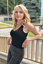 Ukrainian mail order bride Tatiana from Dnipro with blonde hair and green eye color - image 4