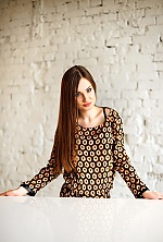Ukrainian mail order bride Ksenia from Kiev with light brown hair and green eye color - image 3