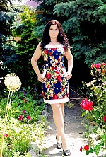 Ukrainian mail order bride Tatiana from Kharkov with brunette hair and blue eye color - image 3