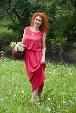 Ukrainian mail order bride Alena from Vinnitsa with red hair and green eye color - image 2