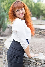 Ukrainian mail order bride Oksana from Nikolaev with red hair and green eye color - image 9