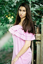 Ukrainian mail order bride Anastasiya from Lugansk with black hair and hazel eye color - image 4