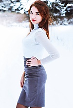 Ukrainian mail order bride Alina from Lugansk with auburn hair and blue eye color - image 4