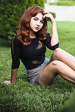 Ukrainian mail order bride Alina from Lugansk with auburn hair and blue eye color - image 5