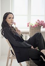 Ukrainian mail order bride Nina from Kiev with black hair and hazel eye color - image 21