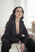 Ukrainian mail order bride Nina from Kiev with black hair and hazel eye color - image 23