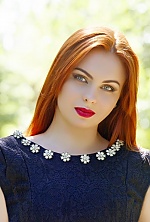 Ukrainian mail order bride Anastasia from Luhansk with red hair and grey eye color - image 3