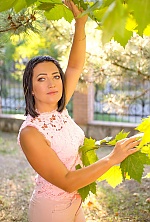 Ukrainian mail order bride Natalya from Berdyansk with black hair and green eye color - image 2