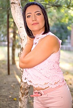 Ukrainian mail order bride Natalya from Berdyansk with black hair and green eye color - image 5