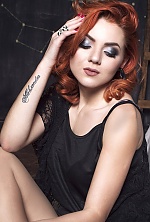 Ukrainian mail order bride Alexandra from Donetsk with auburn hair and blue eye color - image 21