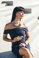Ukrainian mail order bride Irina from Odessa with black hair and brown eye color - image 3