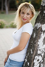 Ukrainian mail order bride Julia from Dnipro with blonde hair and green eye color - image 8