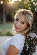 Ukrainian mail order bride Julia from Dnipro with blonde hair and green eye color - image 2